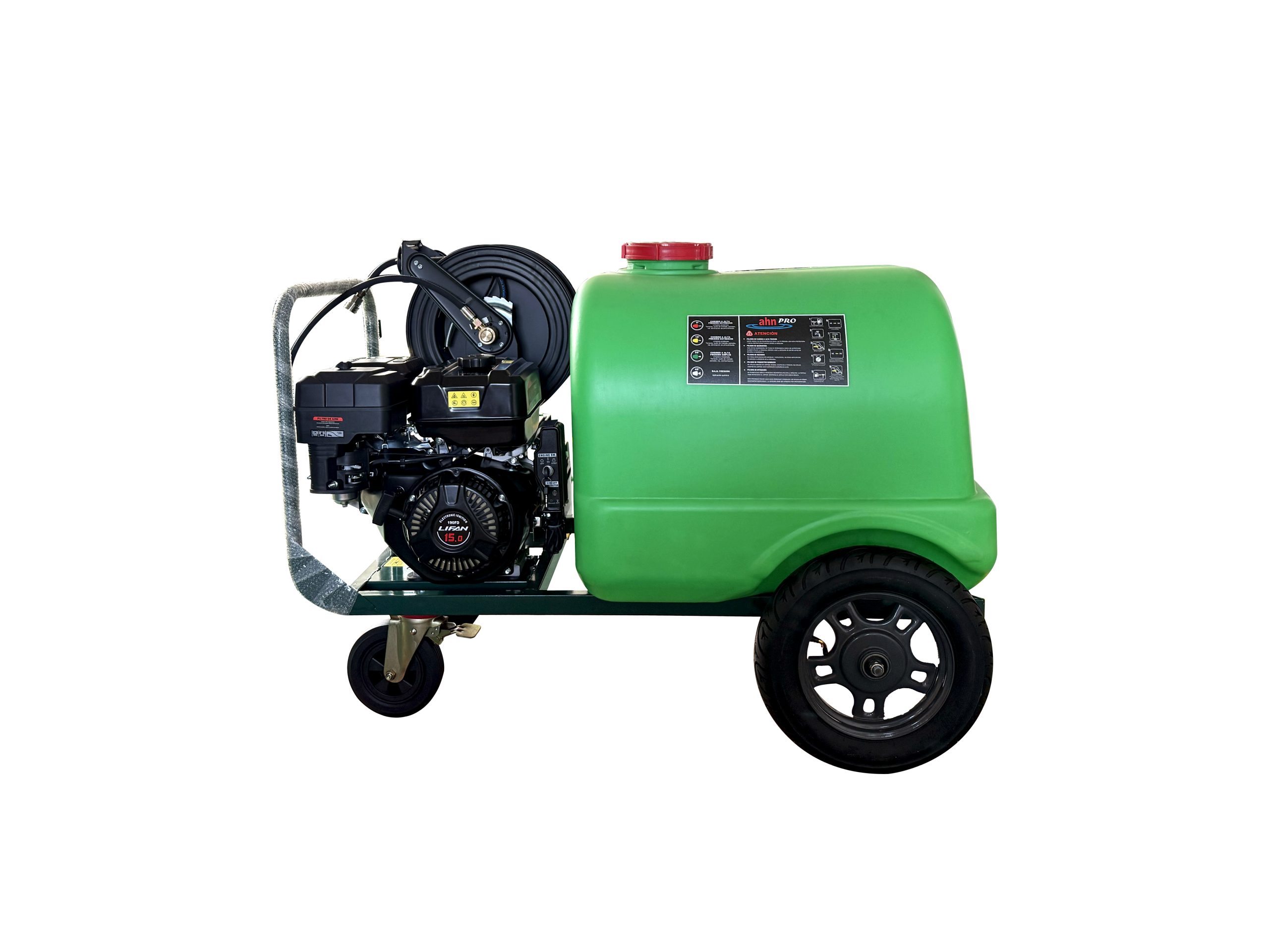 Hidrolavadora Autonoma Carro 4000 Psi 275 bar 15 Litros 15Hp Lifan Ahnpro