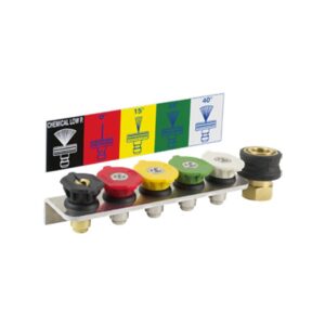 Kit Boquillas de conexión rapida de alta presión y Soporte de montaje